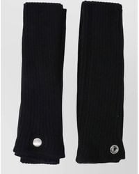 Rick Owens - Ribbed Texture Long Knit Winter Scarf - Lyst