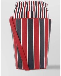 Thom Browne - Printed Leather Mini Bucket Bag - Lyst