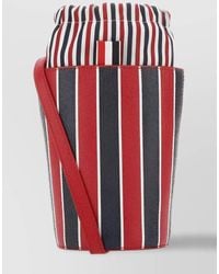 Thom Browne - Printed Leather Mini Bucket Bag - Lyst