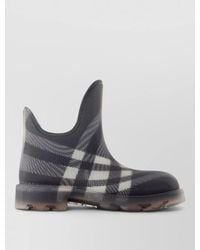 Burberry - Marsh Low Ankle Boots Rubber Check - Lyst