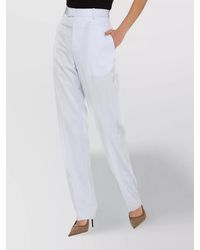 Bottega Veneta - Straight-Leg Tailored Trousers - Lyst