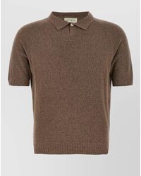 Ma'ry'ya - Bouclé Cotton Shirt Polo Collar - Lyst