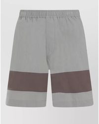 Craig Green - Striped Cotton Bermuda Shorts - Lyst