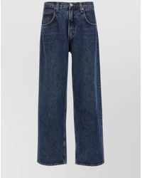 Agolde - Denim Wide-Leg Jeans - Lyst