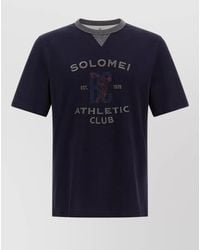Brunello Cucinelli - Cotton Solomei Athletic Club Printed T-Shirt - Lyst