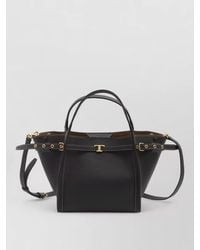 Tod's - Small Leather Tote Bag Shoulder Strap - Lyst