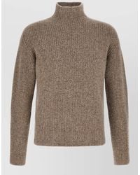 Roberto Collina - Long Sleeve Turtleneck Knit Regular Fit - Lyst