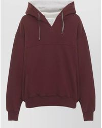 Maison Margiela - Ribbed-Trim Hoodie - Lyst
