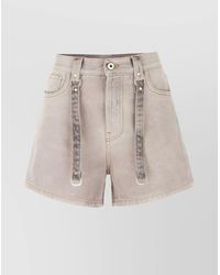 Off-White c/o Virgil Abloh - Denim Tailored Shorts - Lyst