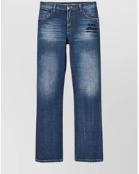 Marc Jacobs - Belt Loops Five-Pocket Style Faded Effect - Lyst