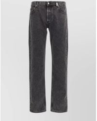 McQueen - Denim Straight-Leg Jeans - Lyst
