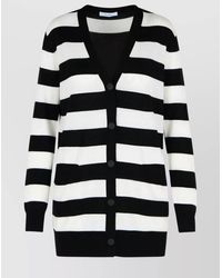 Max Mara - 'Fiemme' Two-Tone Wool Cardigan - Lyst