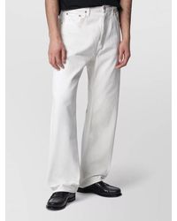 Agolde - Wide Leg Denim Jeans Five Pocket Design - Lyst