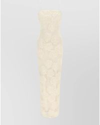 ROTATE BIRGER CHRISTENSEN - Floral-Appliqué Off-Shoulder Maxi Dress - Lyst
