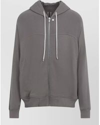 Rick Owens - Cotton Hooded Zip Jacket - Lyst