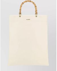 Jil Sander - Market Tote Medium Leather Tote Bag - Lyst