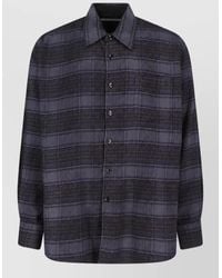 Our Legacy - Checked Oversized Cotton Shirt Jacket - Lyst