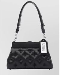 Maison Margiela - Small Quilted Shoulder Bag With Metal Hardware - Lyst