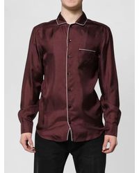 Dolce & Gabbana - Silk Long Sleeve Printed Shirt - Lyst