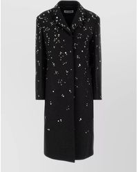 Jil Sander - Wool Belted Single-Breasted Coat - Lyst