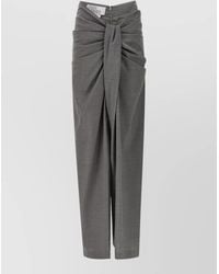 GIUSEPPE DI MORABITO - Virgin Wool Tailored Trousers - Lyst