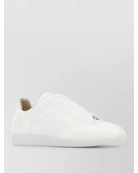 Maison Margiela - Leather Slip-On Sneakers - Lyst