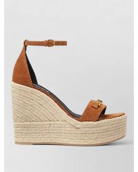 Versace - Espadrille Sandals 120 Heel Calf Leather - Lyst