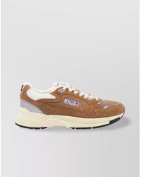 Autry - Leather Hyperway Low-Top Sneakers - Lyst