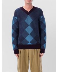 Dries Van Noten - Argyle Sweater - Lyst