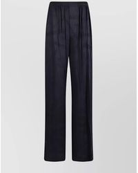 Balenciaga - Silk Oversized Wide-Leg Trousers - Lyst