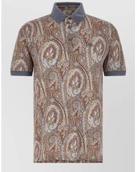 Etro - Polo Shirt - Lyst