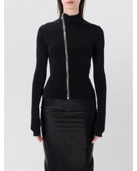 Rick Owens - Gary Fitted High Collar Long Sleeve Jacket - Lyst