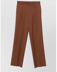 Lardini - Tailored Pleated Trousers Drop Regular - Lyst