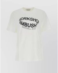 Ambush - Cotton Logo Print Jersey T-Shirt - Lyst