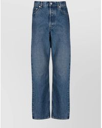 Ambush - Denim High-Rise Wide-Leg Jeans - Lyst