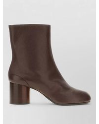 Maison Margiela - Tabi Ankle Boots Round Toe Block Heel - Lyst