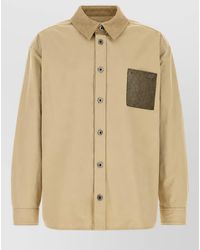 Loewe - Cotton Shirt Jacket - Lyst