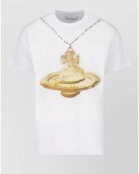Vivienne Westwood - Cotton Orb Classic Printed Short-Sleeve T-Shirt - Lyst