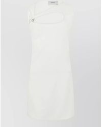 Coperni - Sleeveless Wide Neckline Mini Dress - Lyst
