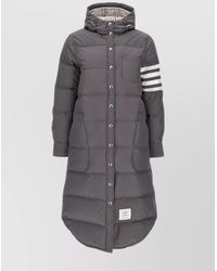 Thom Browne - Down Quilted Hooded Long Puffer Jacket - Lyst