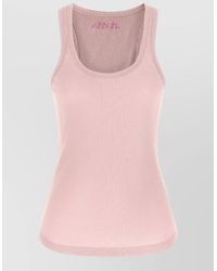 Isabel Marant - Ribbed Cotton Tank Top - Lyst