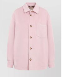Marni - Wool Blend Jacket With Chest Pocket And Buttoned Cuffs - Lyst