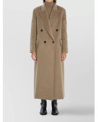Max Mara - Cashmere Oversized Double Breasted Long Coat - Lyst