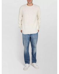 Department 5 - Virgin Wool Ribbed Cross-Neck Jumper - Lyst