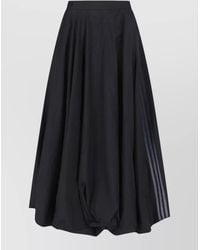 Y-3 - High Waist A Line Stripe Skirt - Lyst