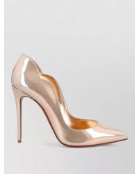 Christian Louboutin - Leather Patent Pointed-Toe Stiletto Pumps - Lyst