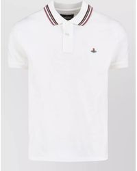 Vivienne Westwood - Cotton Regular-Fit Short-Sleeve Polo Shirt - Lyst