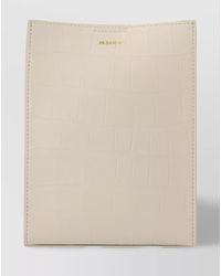Jil Sander - Soft Tangle Leather Crossbody Bag - Lyst