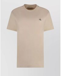 Vivienne Westwood - Ribbed Cotton Crew-Neck T-Shirt - Lyst