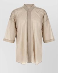 Rick Owens - Cotton Jumbo Faun Shirt - Lyst